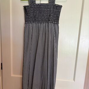 Black and White Gingham Rails Maxi Dress in very good condition.